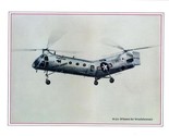 Boeing Vertol Print of Piasecki NAVY HUP Helicopter by S Cutuli - £17.11 GBP