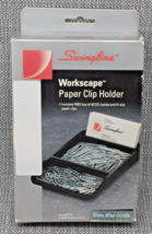 Vintage Swingline WorkSpace Paper Clip Holder 72936 Desk Organizer USA Made 1990 - $10.93