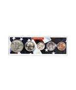 1976 Birth Year Coin Set in American Flag Holder - 5 Coin Set - $20.56 CAD