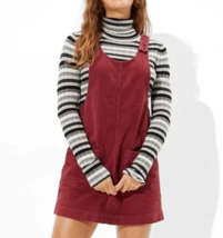 American Eagle AE Burgundy Corduroy Overall Dress Y2K Fall Jumper XL NWT - £25.95 GBP