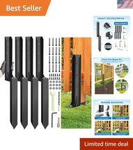 Fence Post Repair, Heavy Duty Fence Post Anchor Kit, Fence Post Repair S... - $142.54