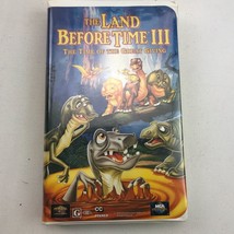 VHS The Land Before Time III Time Of Great Giving Clamshell Animated Movie Dinos - £15.65 GBP