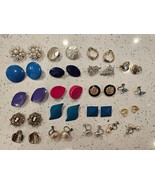 Clip On Earrings Lot - Costume Jewelry - Vintage - Unbranded! - £45.81 GBP