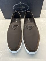 PRADA Men’s Triangle Logo Nylon Slip-on Loafers Shoes  $950 - $711.81