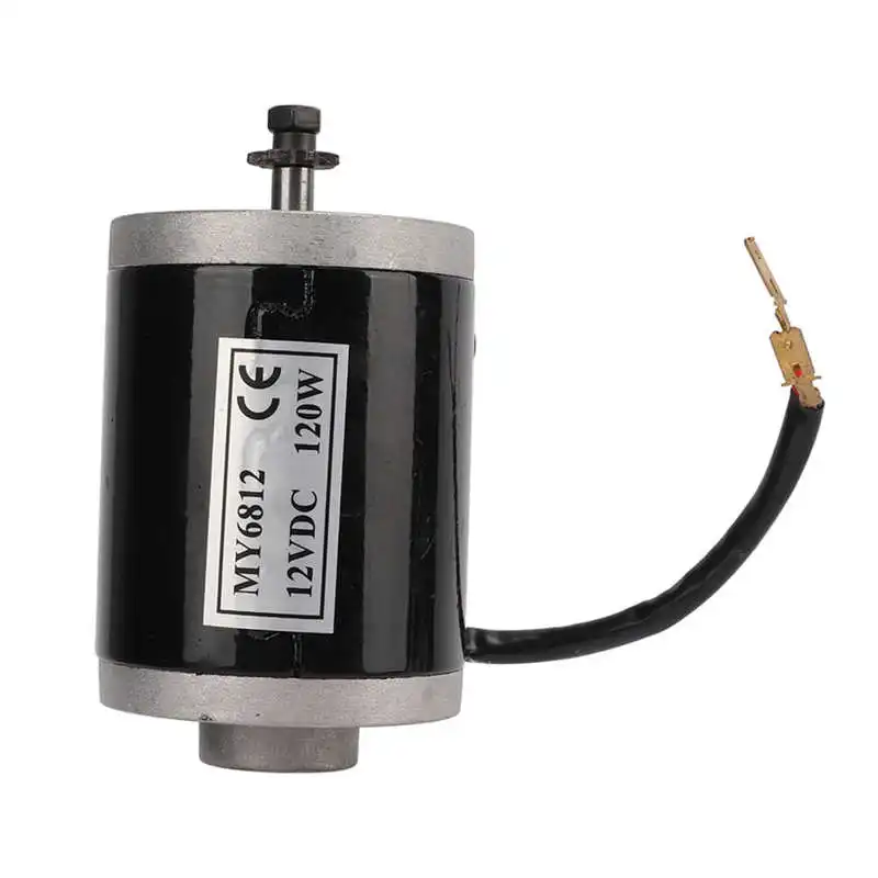 DC Motor Brush Motor 2750 Rated Speed 12V 120W Aluminum with Metal Pulley for Tr - £149.88 GBP