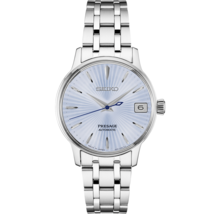 Seiko Presage Cocktail Time Light Blue 33.8 MM Automatic Watch SRP841J1 - £221.63 GBP