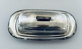 Gorham Silver Plate Covered Butter Dish Tarnished No Insert Vintage - $21.66