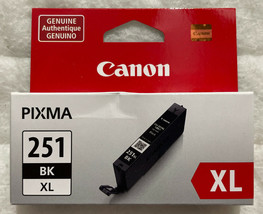 Canon 251XL Black Ink Cartridge Twin Pack 2 x CLI-251XL 6448B001 Retail Boxes - £16.00 GBP