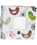 Photo Album Birds Flowers Small White Keep Holds 80 4 x 6&quot; Pictures 2010... - $8.59