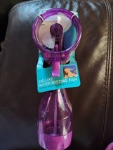 O2Cool Deluxe Misting Fan Battery Operated - Purple - £4.59 GBP