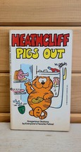 Heathcliff Paperback Pigs Out 1984 Vintage George Gately - $370.63 MXN