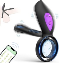 APP Control Penis Ring Male Sex Toy Vibrator, Adult Toy Vibrating Cock Ring Male - £18.51 GBP