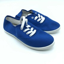 Sh18es Womens Sneakers Canvas Low Top Lace Up Blue Size 7.5 - £15.44 GBP