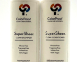ColorProof SuperSheer Clean Shampoo &amp; Conditioner 100% Vegan 25.4 oz Duo - £32.08 GBP