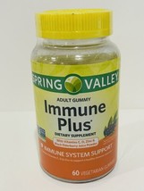 Spring Valley Immune Support Plus Dietary Supplement Gummies for Adults 60 Count - £10.29 GBP