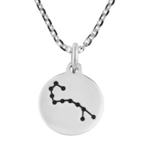 Scorpio Star Constellation .925 Sterling Silver Pendant Necklace - £13.17 GBP