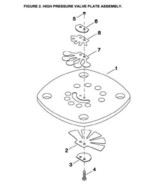 Ingersoll Rand Model 2475 compatible Assembly Valve Plate High Pressure ... - $2,768.41 MXN