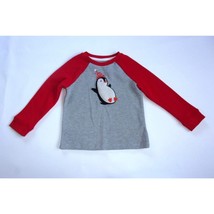 Lightning Bug Penguin Toddler Boys Long Raglan Sleeve Shirt 2T - £7.91 GBP