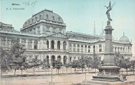 Wien Vienna Austria~K K UNIVERSITAT~1900s Postcard - £3.60 GBP
