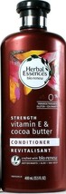 1 Herbal Essences Bio Renew Strength Vitamin E &amp; Cocoa Butter Conditioner 13.5oz - £17.95 GBP