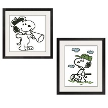 2 PATTERN SET - SNOOPY CROSS STITCH PATTERNS -105 - £2.17 GBP