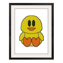 Baby Chick Cross Stitch Pattern  657 - $2.75