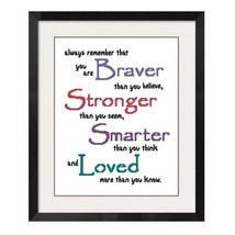 BRAVER CROSS STITCH PATTERN -106 - $2.75