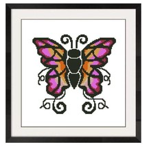 Butterfly Cross Stitch Pattern  351 - $2.75