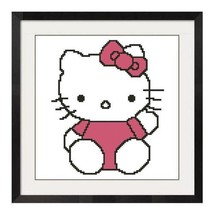 Hello Kitty Cross Stitch Pattern  111 - $2.75