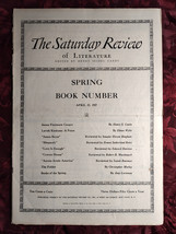 SATURDAY REVIEW April 23 1927 James Fenimore Cooper Elinor Wylie James Bryce - £11.32 GBP