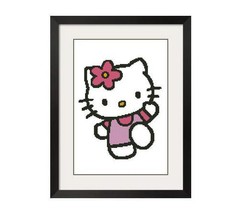 HELLO KITTY CROSS STITCH PATTERN -134 - £2.16 GBP