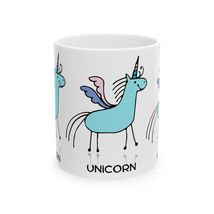 Whimsical Unicorn Ceramic Mug Cute Gift for Kids and Unicorn Lovers - $265.45 MXN+