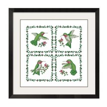 Hummingbirds Cross Stitch Pattern  594 - $2.75