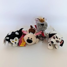 101 Dalmatian Lucky Pinocchio Figaro Little Brother Mulan Dodger Oliver Plush - £27.84 GBP