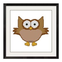 Owl Cross Stitch Pattern  244 - $2.75