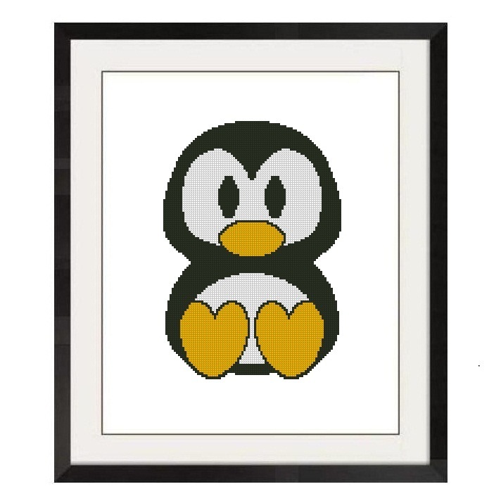 Primary image for PENGUIN CROSS STITCH PATTERN -716
