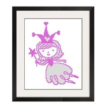 Princess Fairy Cross Stitch Pattern  204 - $2.75