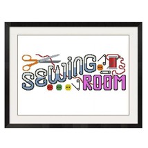 Sewing Room Cross Stitch Pattern  648 - $2.75