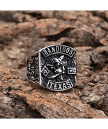 Bandido's Texas  M C  Stainless Steel size 11 Ring - 1 week sale - $37.25