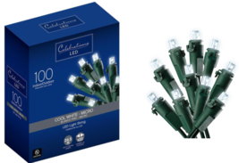 Christmas String Lights Micro LED 5mm 100-ct 25&#39; ft White, Celebrations ... - €14,39 EUR