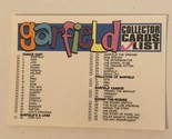 Garfield Trading Card Skybox 1984  #100 Card List - $1.97