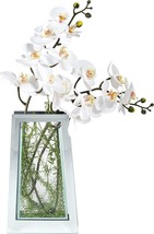Decorative Modern Floral Centerpiece Accent For Home Decor Living Room Bathroom - £35.24 GBP