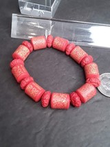 Vintage Yixing clay like beaded Prayer Bracelet China - $18.81