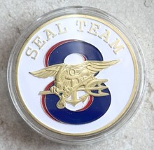 US Navy SEAL Seal Team Eight 8 SF Challenge Coin - £12.64 GBP