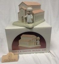 Precious Moments THERE&#39;S A CHRISTIAN WELCOME HERE #523011 1989 in box - £7.36 GBP