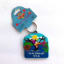 Vintage Daffy Keychain Key Ring 1996 Looney Tunes Usa New With Tags - £6.04 GBP