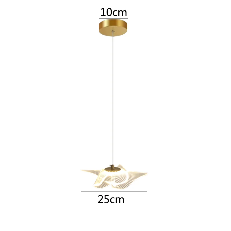  LED Pinwheel Hanging Lamp room side Living Room Kitchen Dining Table Bar Decor  - £207.32 GBP