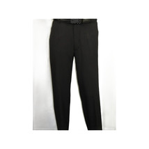 Men Silversilk 2pc walking leisure Matching Suit Italian woven knits 51016 Black image 7