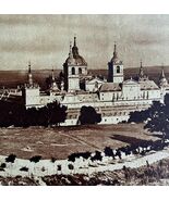 Palace Of The Escorial Madrid Spain Castle 1920s Europe Architecture Grn... - €34,33 EUR