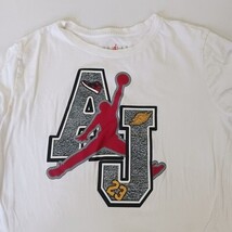 AJ Air Jordan Youth Boy's XL White Graphic Short Sleeve T-Shirt  image 6